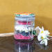 Candle Jar with flower