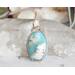 Plume Agate and Welo Opal, 14k Rose Gold-Filled Wire Wrapped Pendant