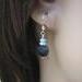 abalone-amazonite earrings