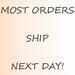 info about shipping Next day