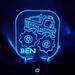 engraved big wheels night light