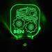 engraved big wheels night light