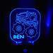 engraved big wheels night light