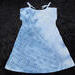 Split sleeve tie-dye dress (4T) - Blue