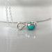 Arizona Turquoise Pendant Necklace in Sterling Silver