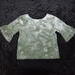 24mo Bell-sleeved Shirt - Sage Green
