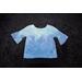 18mo Bell-sleeved Shirt - Blue and Purple