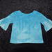 18mo Bell-sleeved Shirt - Turquoise Blue