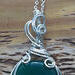 Detail view jade pendant