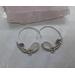Rose Quartz Hoop earrings