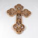 This beautiful handmade rustic fretwork cross is made from reclaimed hardwood flooring samples and adds a touch of rustic elegance to your home.