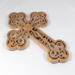 This beautiful handmade rustic fretwork cross is made from reclaimed hardwood flooring samples and adds a touch of rustic elegance to your home.