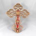 This beautiful handmade rustic fretwork cross is made from reclaimed hardwood flooring samples and adds a touch of rustic elegance to your home.