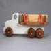 Wood Toy Lumber Truck Handmade and Painted in Your Choice of Colors From My Easy 5 Truck Fleet Collection