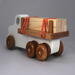 Wood Toy Lumber Truck Handmade and Painted in Your Choice of Colors From My Easy 5 Truck Fleet Collection