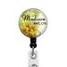 RHIT CTR Badge Reel with Sunflowers