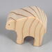 This wooden toy bear is a part of my Itty Bitty Animals Collection and has been handmade in America. It is unfinished, freestanding, and can be stacked. The toy is made using traditional woodworking tools, sanded smooth, and is ready to be painted.