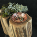 Tiny Enameled Copper Art Nouveau Bowl for a Treasure or Keepsake