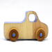 Wood Toy Truck, Handmade and Finished with Amber Shellac, Baby Blue, and Metallic Sapphire Blue Paint From My Play Pal Collection