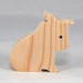 Handmade Wooden Toy Sitting Pig Cutout, Unfinished, Unpainted, Ready To Paint, Freestanding, from my Itty Bitty Animal Collection