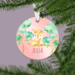 Personalized Deer Christmas Ornament