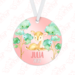 Personalized Deer Christmas Ornament