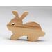 Handmade unfinished wood toy bunny rabbit cutout free standing and stackable. It is an excellent pretend toy. The bunny is sanded and ready to paint and use for crafts. Please check out my Itty Bitty Animal Collection for many other wood toy cutouts.