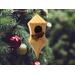 Handmade Wood Birdhouse Ornament Collectable Christmas Tree Ornament shapeed like a Christmas tree. Made from select-grade hardwoods, hand-sanded, and finished with a custom blend of oils and waxes using traditional woodworking tools.