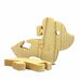 Handmade wooden baby bear cub puzzle, finished with mineral oil and beeswax. Perfect for small children's first puzzle.