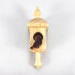 Handmade Wood Birdhouse Ornament Collectable Christmas Tree Ornament shapeed like a Christmas tree. Made from select-grade hardwoods, hand-sanded, and finished with a custom blend of oils and waxes using traditional woodworking tools.