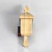 Handmade Wood Birdhouse Ornament Collectable Christmas Tree Ornament shapeed like a Christmas tree. Made from select-grade hardwoods, hand-sanded, and finished with a custom blend of oils and waxes using traditional woodworking tools.