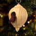 Handmade Wood Birdhouse Ornament Collectable Christmas Tree Ornament shapeed like a Christmas tree. Made from select-grade hardwoods, hand-sanded, and finished with a custom blend of oils and waxes using traditional woodworking tools.