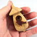 Handmade Wood Birdhouse Ornament Collectable Christmas Tree Ornament shapeed like a Christmas tree. Made from select-grade hardwoods, hand-sanded, and finished with a custom blend of oils and waxes using traditional woodworking tools.