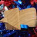 Handmade Wood Birdhouse Ornament Collectable Christmas Tree Ornament shapeed like a Christmas tree. Made from select-grade hardwoods, hand-sanded, and finished with a custom blend of oils and waxes using traditional woodworking tools.