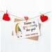 Rainbow Gnome Card for Valentine's Day, LGBTQ Galentine's Gift, Lesbian Gift Ideas