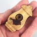 Handmade Wood Birdhouse Ornament Collectable Christmas Tree Ornament shapeed like a Christmas tree. Made from select-grade hardwoods, hand-sanded, and finished with a custom blend of oils and waxes using traditional woodworking tools.