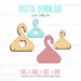 Hanger Earring Cards​ SVG Template File for Cutting Paper, Wood, or Acrylic.