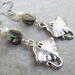 sting ray charms earrings