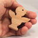 Toy Singing Bird Cutout, Handmade, Unpainted, Paintable, Ready To Paint, Freestanding, from My Itty Bitty Animal Collection