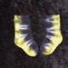 Size 3 Infant Socks - Black, Yellow