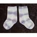 Size 3 Infant Socks - Blue, Purple