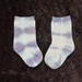 Size 3 Infant Socks - Blue, Purple