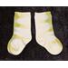 Size 3 Infant Socks - Light & Dark Green