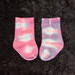 Size 1 Infant Socks - Pink, Purple