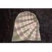 Knit Cap - Rose Pink & Green stripes