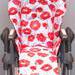 french red poppies custom Polly and duodiner DLX 6-in-1 high chair replacement padded cover
