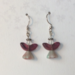angel earrings amethyst