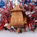 Birdhouse Christmas Tree Ornament Handmade