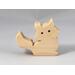 Handmade and unfinished, this stackable toy kitten cat cutout is ready to paint. This unpainted cutout is an excellent option for a fun DIY project or as a pretend toy for children. Available in several sizes, including custom orders.