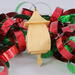 Birdhouse Christmas Tree Ornament Handmade Collectable